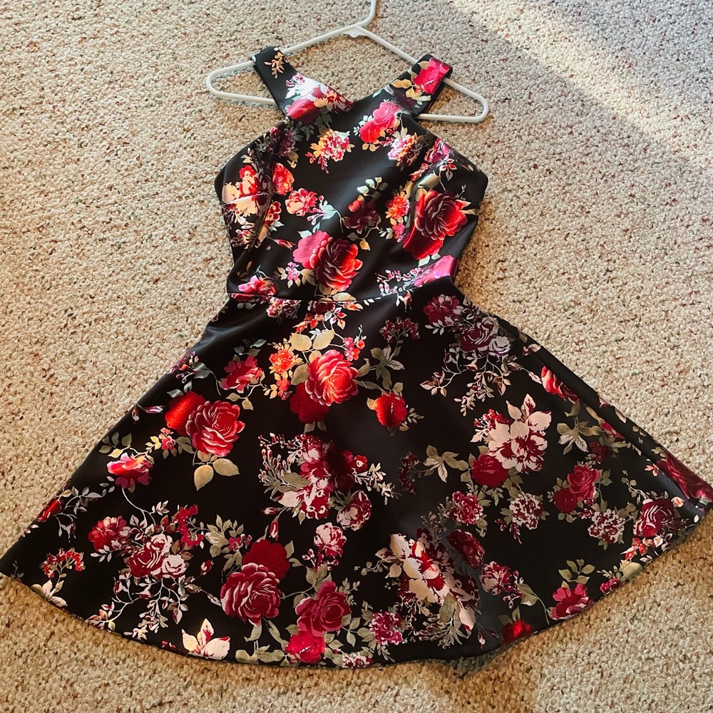 Aqua dress for sale. Size medium. Worn once.